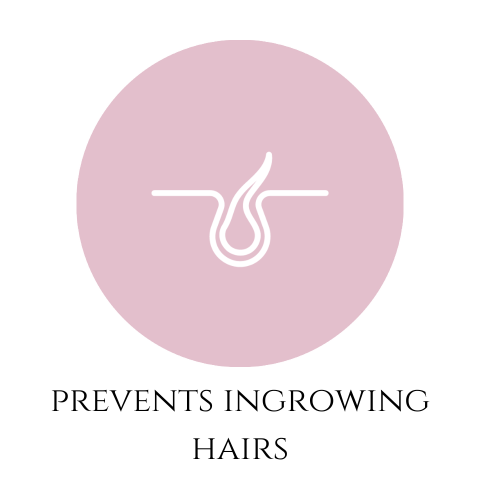 Prevents Ingrowing Hairs Exfoliating Benefit